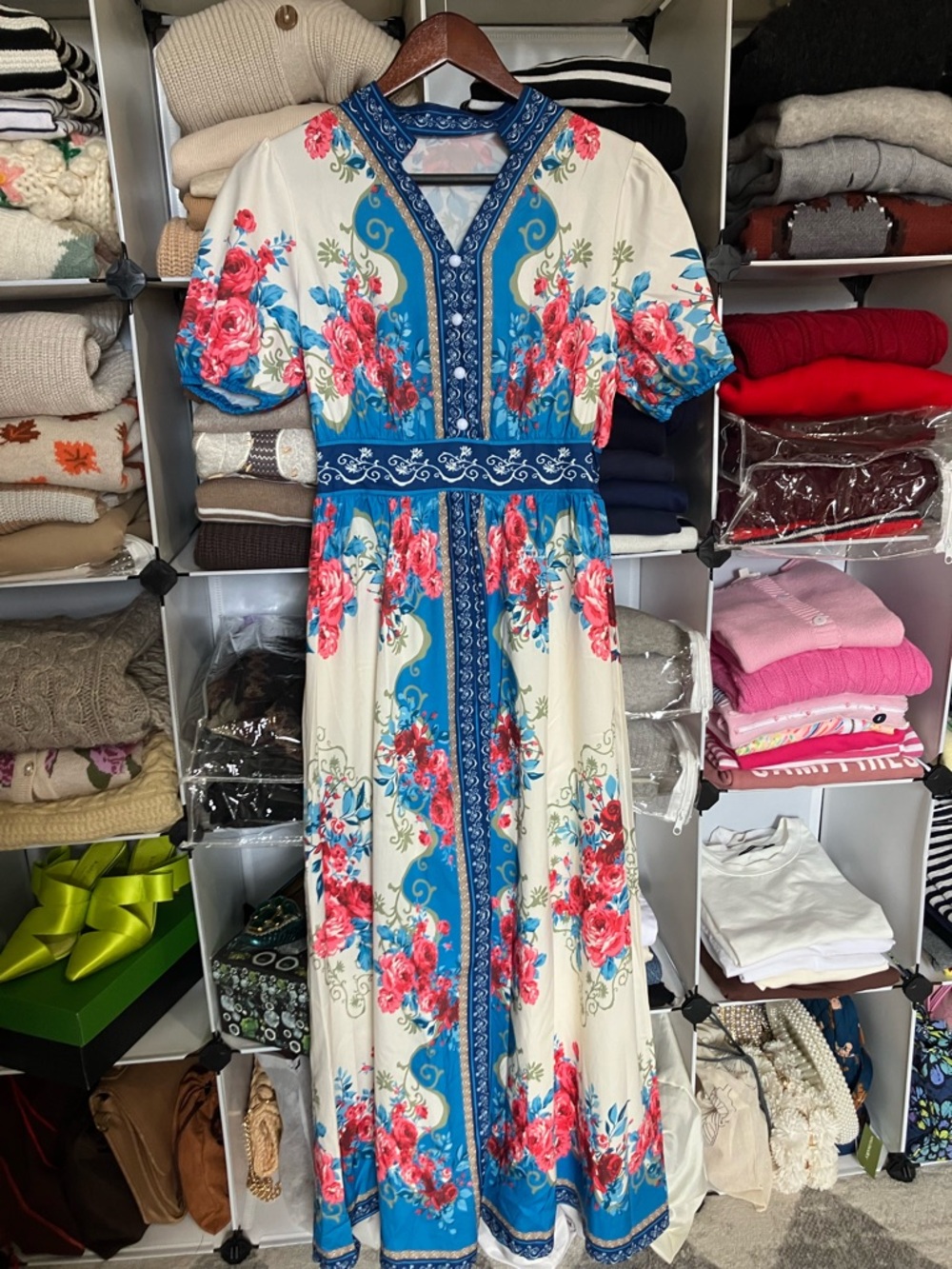 NWOT Floral Maxi Dress